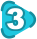 3 3
