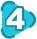 4 4