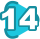 14 14