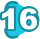 16 16